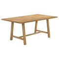 Duncan 71inch Rectangular Wood Dining Room Table Washed Oak