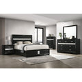 Miranda 5piece Eastern King Bedroom Set White