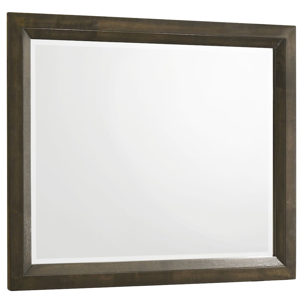 Atlas Bedroom Dresser Mirror Dark Oak
