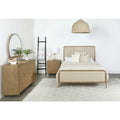 Arini 4piece California King Bedroom Set Cream and Sand Wash