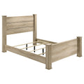 Oakglen 55inch Eastern King Panel Bed Weathered Oak