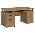 Tracy 55inch 2drawer Office Computer Desk Mango