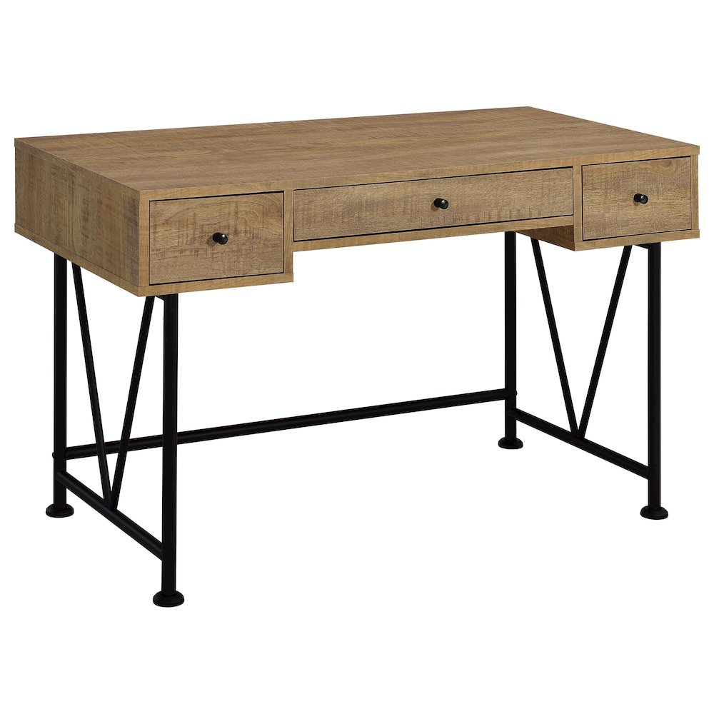 Analiese 47inch 3drawer Writing Desk Mango