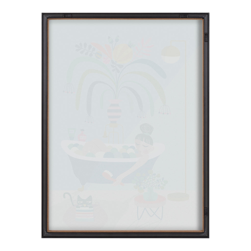 Blake Time to Relax Framed Printed Glass by Rachel Lee of My Dream Wall