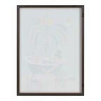 Blake Time to Relax Framed Printed Glass by Rachel Lee of My Dream Wall