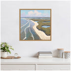 Sylvie Coastal Visions Framed Canvas by Mary Sparrow