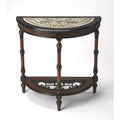 Butler Specialty Company, Fabiola Fossil Stone Demilune Console Table, MultiColor