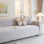 Modern Slipcovers Geometric Textured Stretchable Sofa Cover for Couch with Chaise