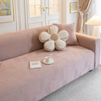 Modern Slipcovers Geometric Textured Stretchable Sofa Cover for Couch with Chaise