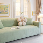 Modern Slipcovers Geometric Textured Stretchable Sofa Cover for Couch with Chaise
