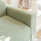 Modern Slipcovers Geometric Textured Stretchable Sofa Cover for Couch with Chaise