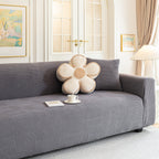 Modern Slipcovers Geometric Textured Stretchable Sofa Cover for Couch with Chaise
