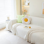 Chenille Large Throw Couch Cover Blanket with Water-Resistant for Futon, Loveseat, and L-Shaped Sofa