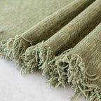 Chenille Large Throw Couch Cover Blanket with Water-Resistant for Futon, Loveseat, and L-Shaped Sofa