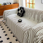 Boho Striped Jacquard Throw Sofa Slipcover Chenille Sofa Throws for Couches for Pets Kids Home Decor