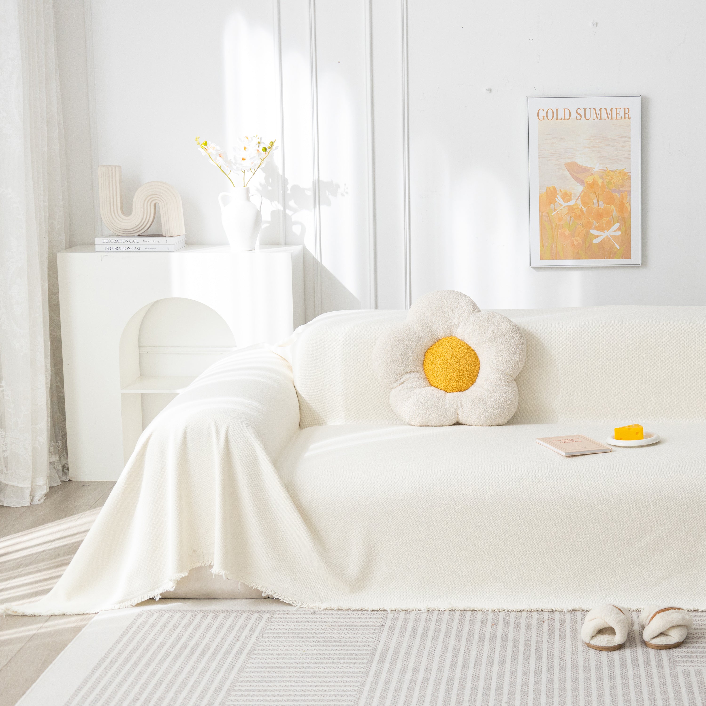 High-Tech Fabric Splash-Resistant Pet Furniture Covers for Sectionals, Dustproof Blanket for Couch