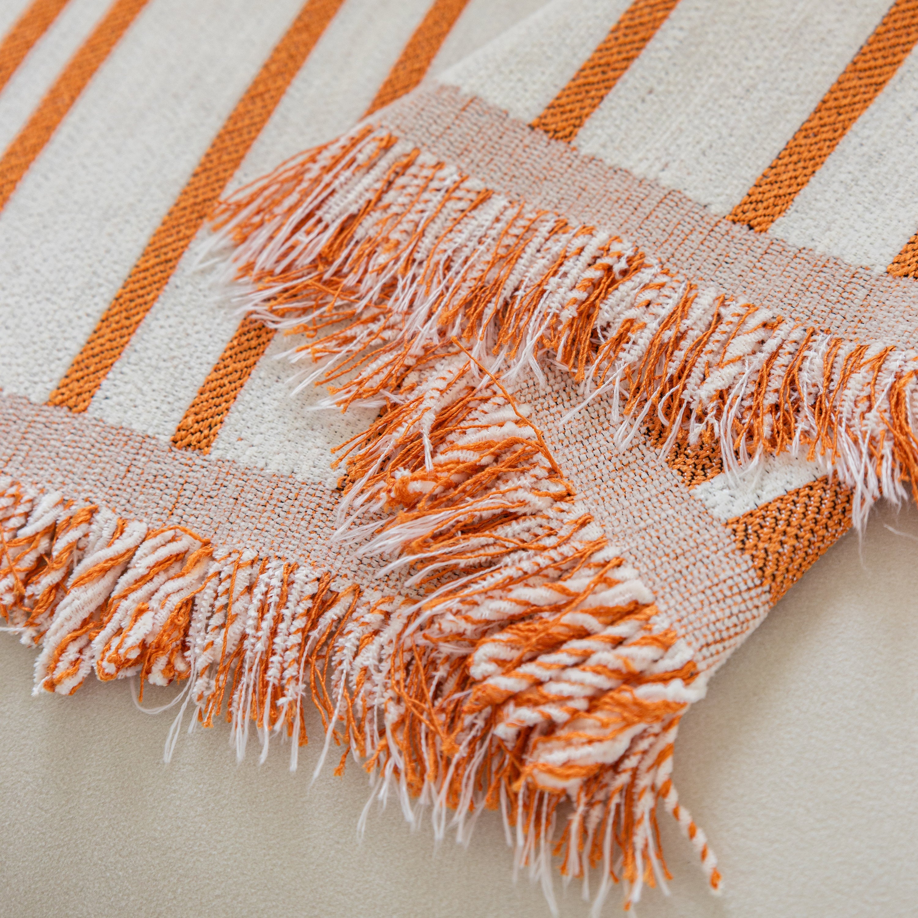 Boho Striped Jacquard Throw Sofa Slipcover Chenille Sofa Throws for Couches for Pets Kids Home Decor