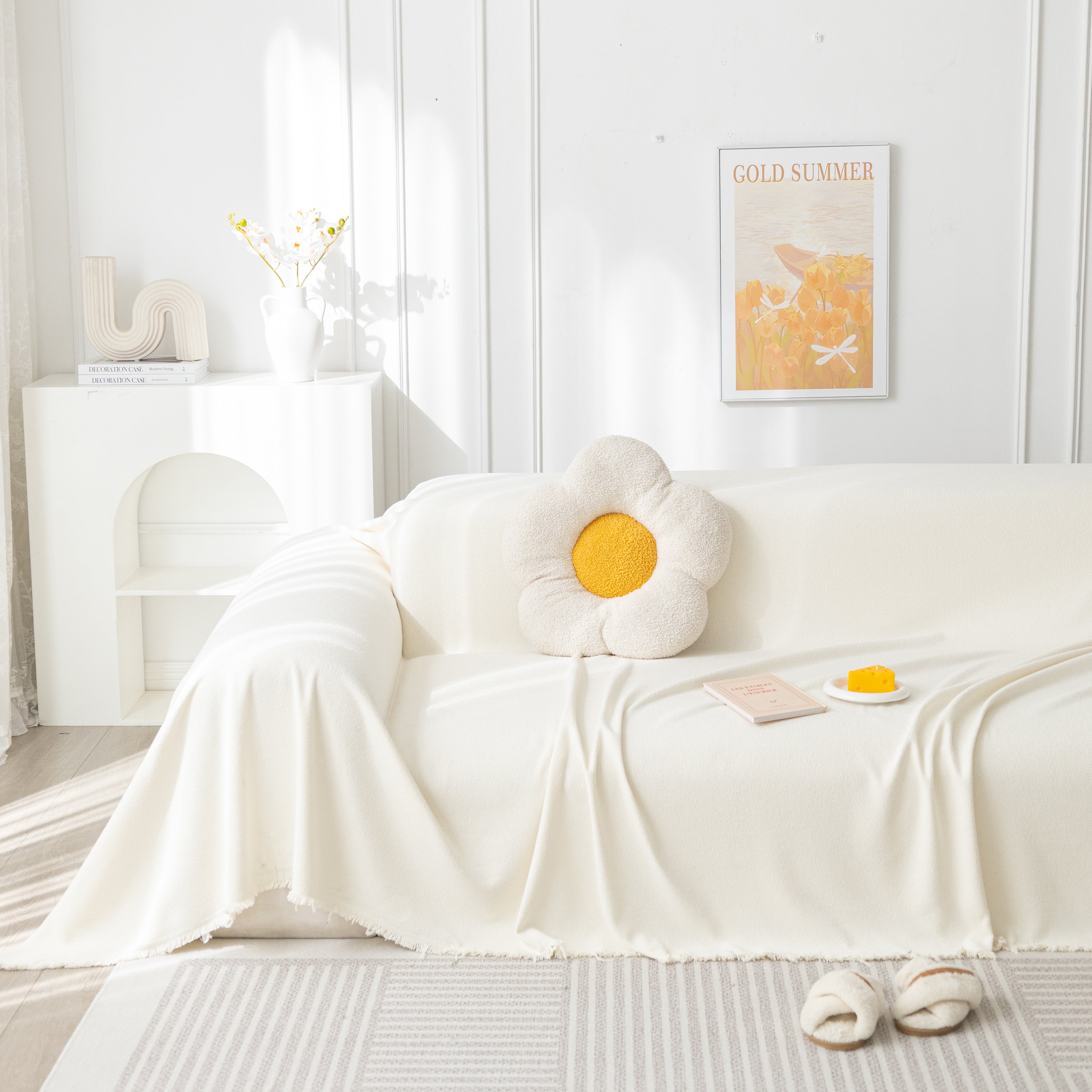 High-Tech Fabric Splash-Resistant Pet Furniture Covers for Sectionals, Dustproof Blanket for Couch