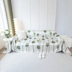 Cozy Cooling Tulip Sofa Throw Covers, Decorative & Breathable Couch Cover, Elegant Couch Protector