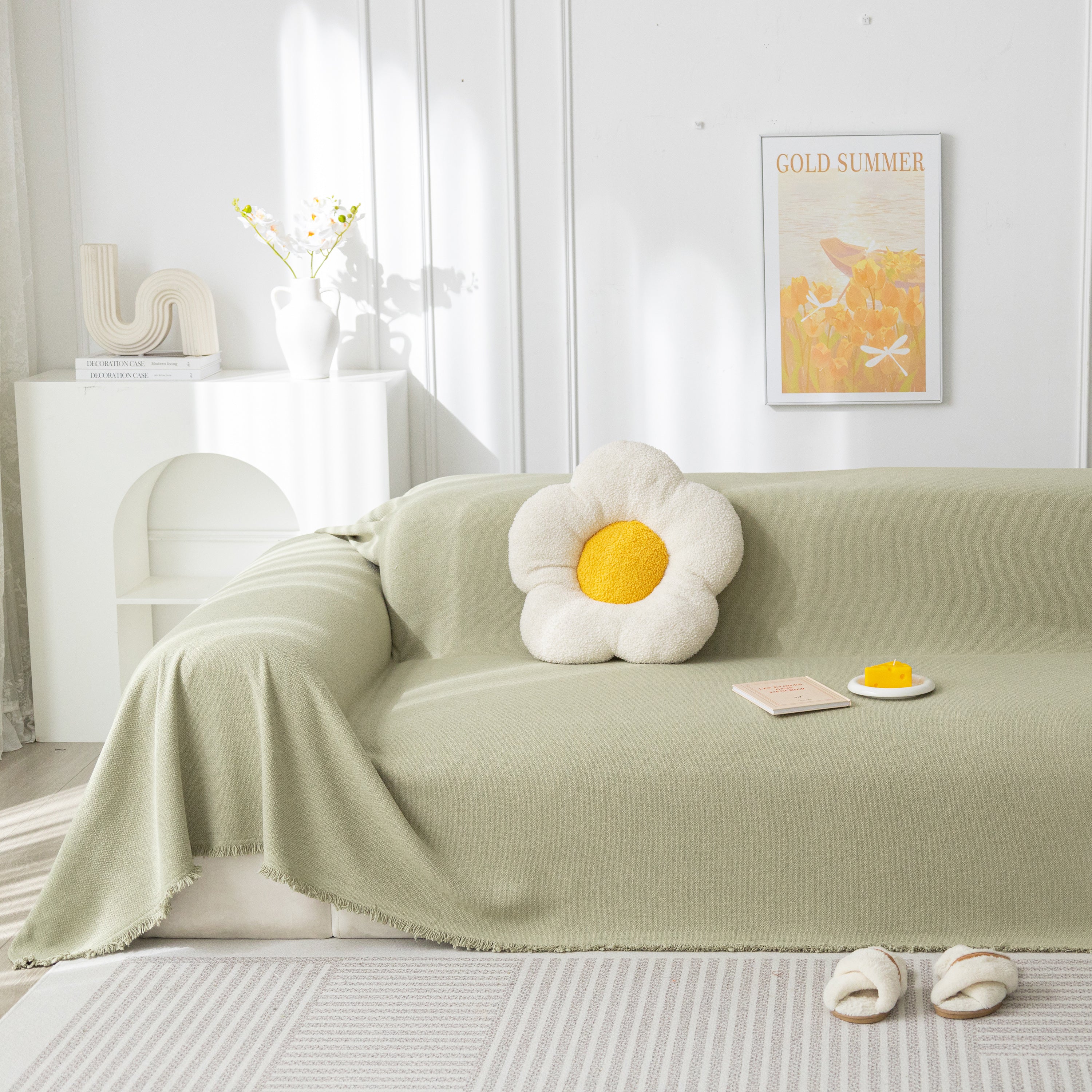 High-Tech Fabric Splash-Resistant Pet Furniture Covers for Sectionals, Dustproof Blanket for Couch
