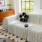 Boho Striped Jacquard Throw Sofa Slipcover Chenille Sofa Throws for Couches for Pets Kids Home Decor