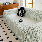 Boho Striped Jacquard Throw Sofa Slipcover Chenille Sofa Throws for Couches for Pets Kids Home Decor