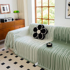 Boho Striped Jacquard Throw Sofa Slipcover Chenille Sofa Throws for Couches for Pets Kids Home Decor