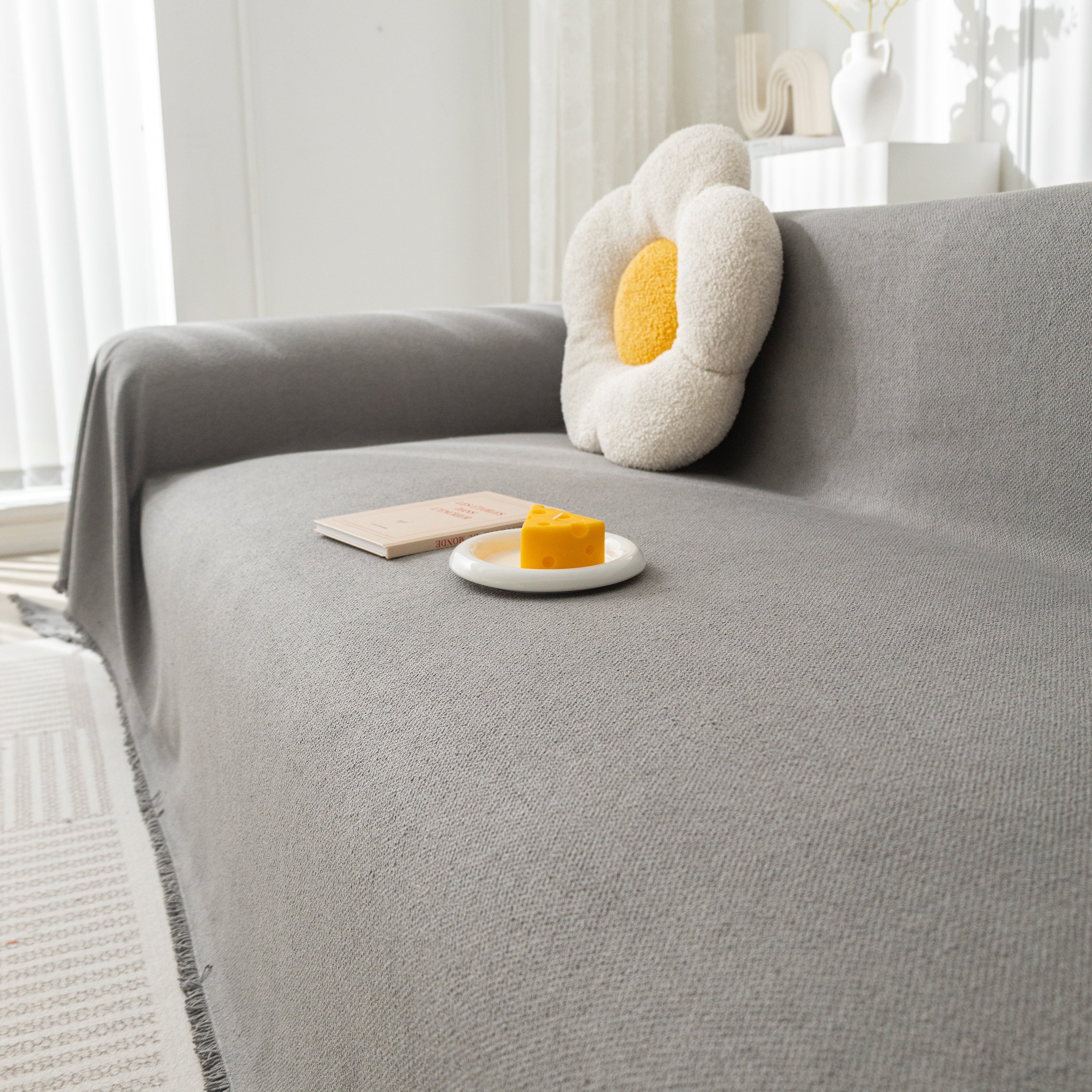 High-Tech Fabric Splash-Resistant Pet Furniture Covers for Sectionals, Dustproof Blanket for Couch