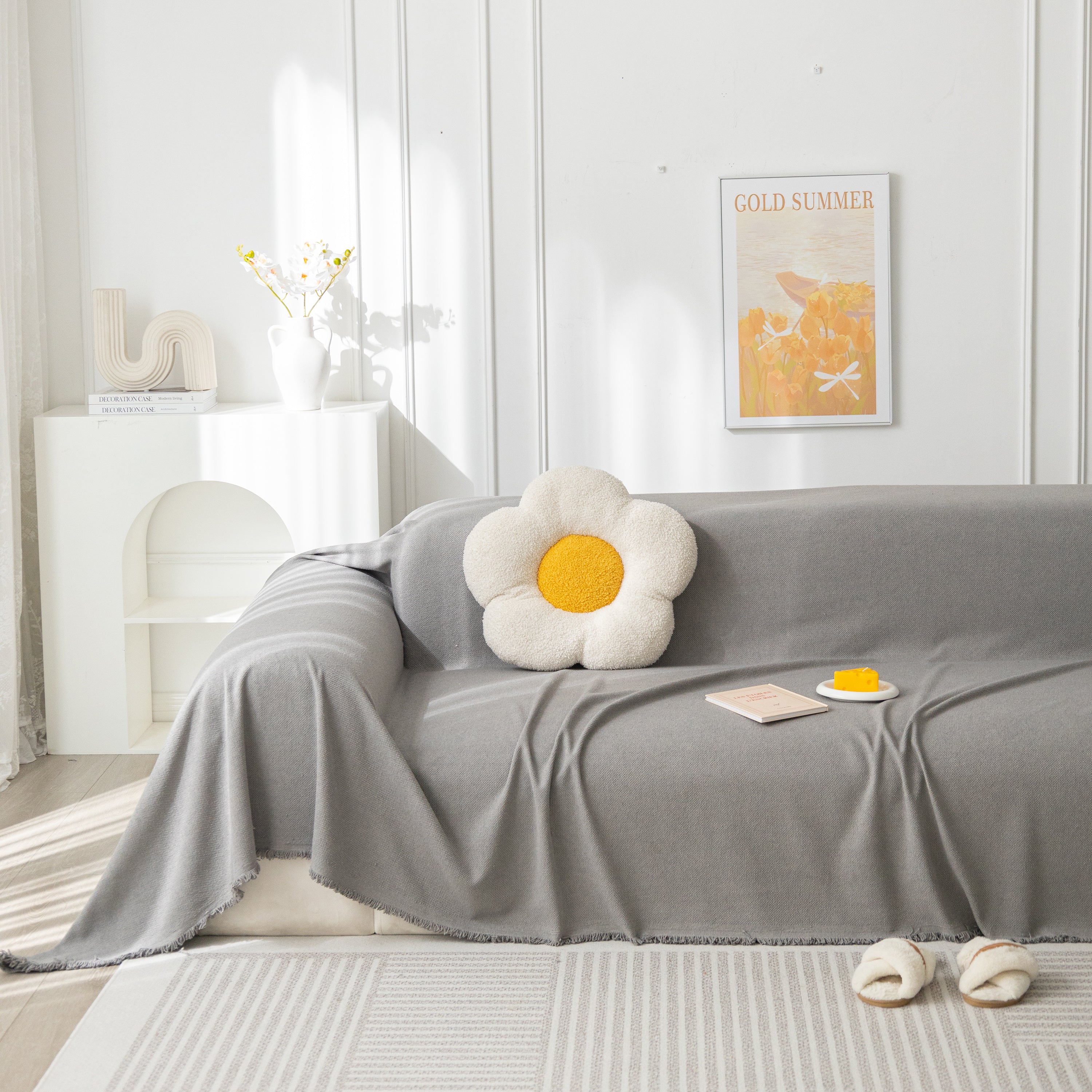 High-Tech Fabric Splash-Resistant Pet Furniture Covers for Sectionals, Dustproof Blanket for Couch