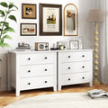 3-Drawer Dresser with Tapered Legs (2-Pack)