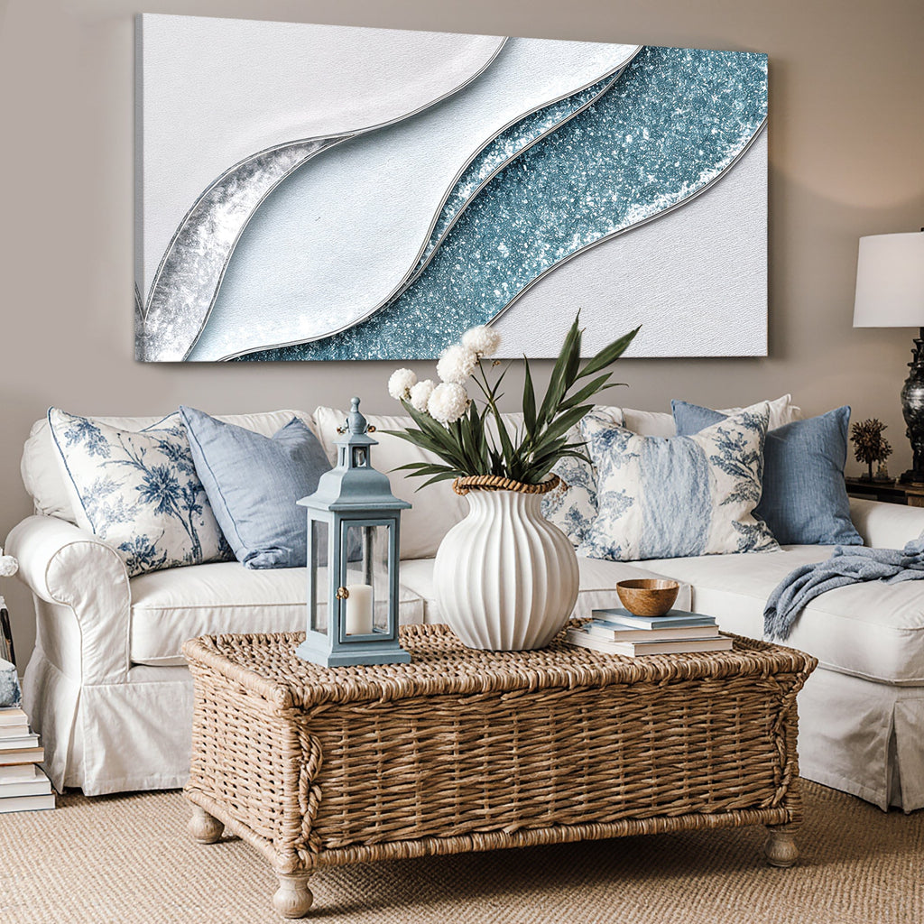 Lighter Waves Wall Art