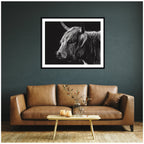 Scottish Highland by Crystal Lynn Collins Framed Wall Art Print