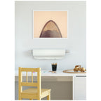 Sylvie Abstract Minimalist Coastal Retro Surfboard Framed Canvas by Saint and Sailor Studios