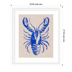 Framed Art Lobster by Nikita Jariwala