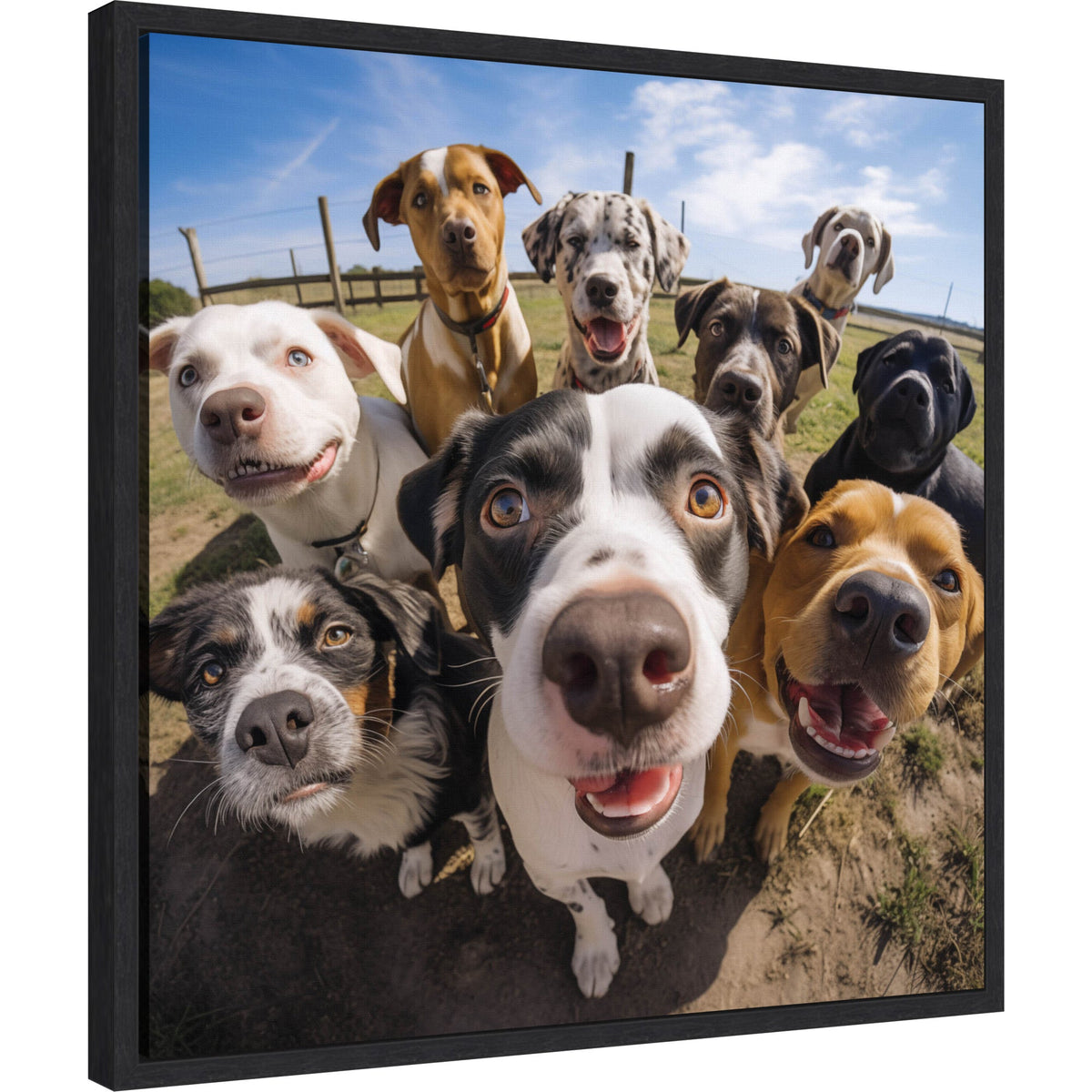 Funny Dog Selfie by The Creative Bunch Studio
