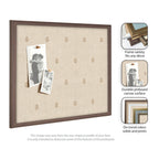 Pinboard Beige Botanical Block Print