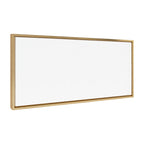 Sylvie Blank Framed Canvas 18x40