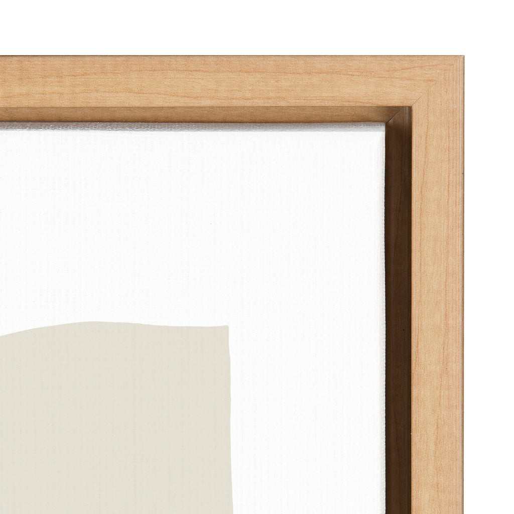 Sylvie Constructed II Neutral Framed Canvas by Statement Goods