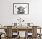 Blake Highland Cow Portrait Framed Printed Art by Amy Peterson Art Studio