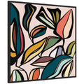 Fanciful Ficus SQ Expansion by Alicia Bock Framed Canvas Wall Art Print