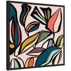 Fanciful Ficus SQ Expansion by Alicia Bock Framed Canvas Wall Art Print