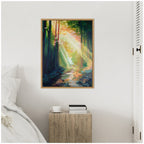 Sylvie Forest Sunshine Framed Canvas by Rachel Christopoulos