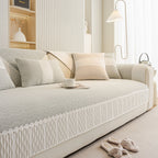 Herringbone Sofa Protector Cover, Non-Slip Couch Cover for Seat, Back & Arms