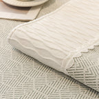 Herringbone Sofa Protector Cover, Non-Slip Couch Cover for Seat, Back & Arms