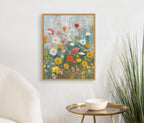 Gallery Boho Wildflower Garden Print by The Creative Bunch Studio