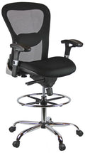 Harwick Deluxe Mesh Drafting Stool with Arms
