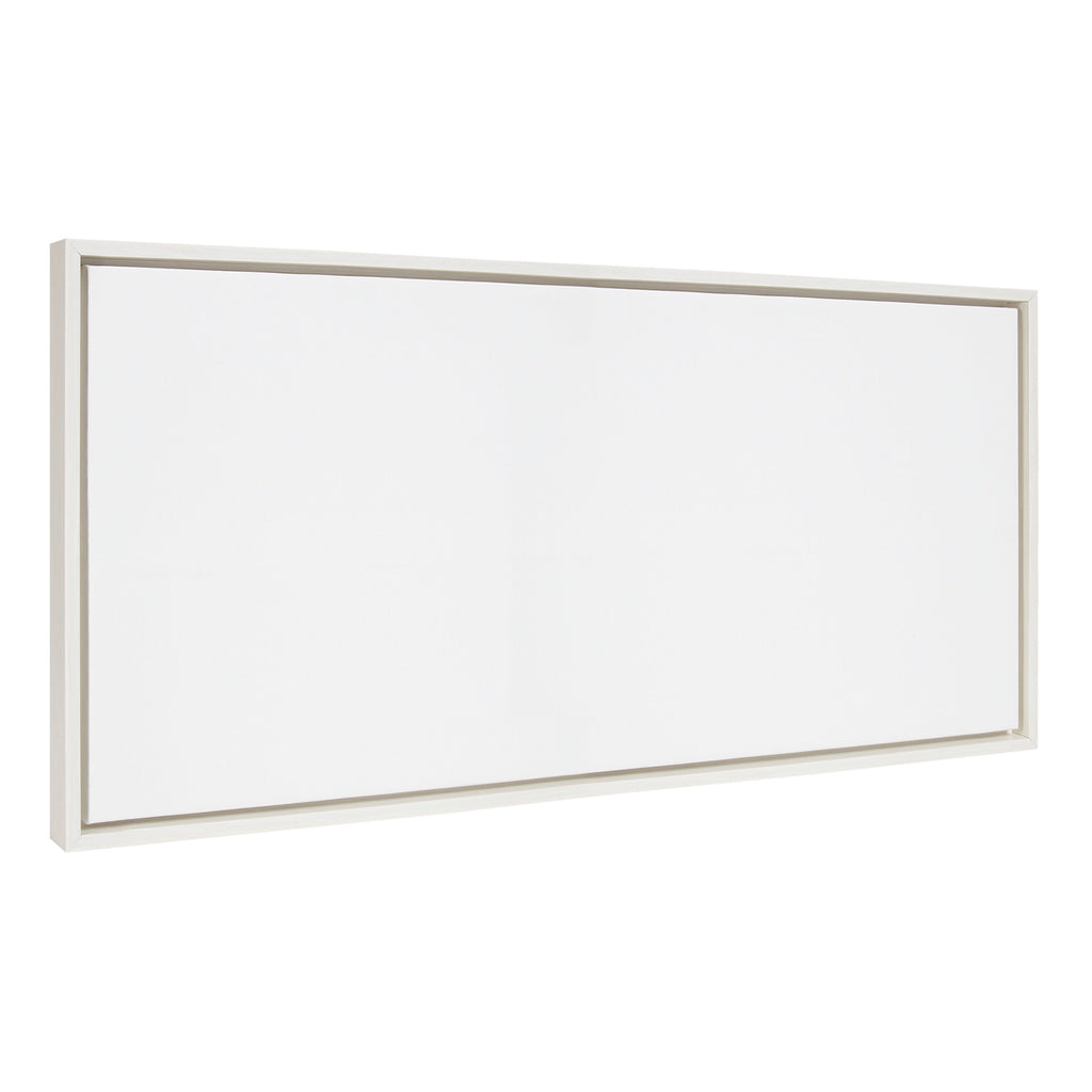 Sylvie Blank Framed Canvas 18x40