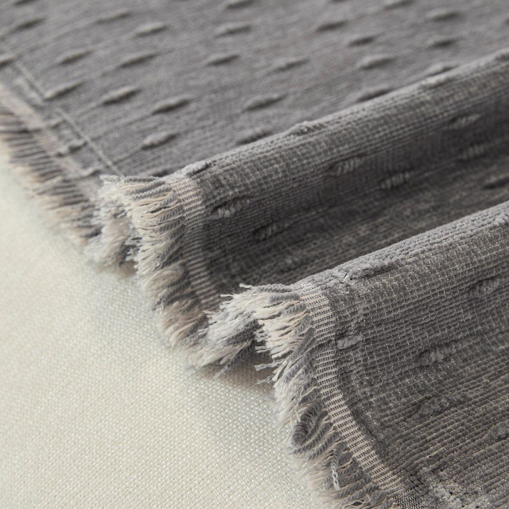 Textured Throw Blanket with 3D Dobby Weave, Minimalist Furniture Protector for Couch