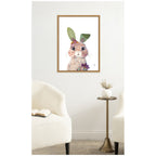 Bunny by Madeline Jeppesen Framed Canvas Wall Art Print