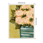 Sylvie Blush Blossoms Framed Canvas by Nikita Jariwala